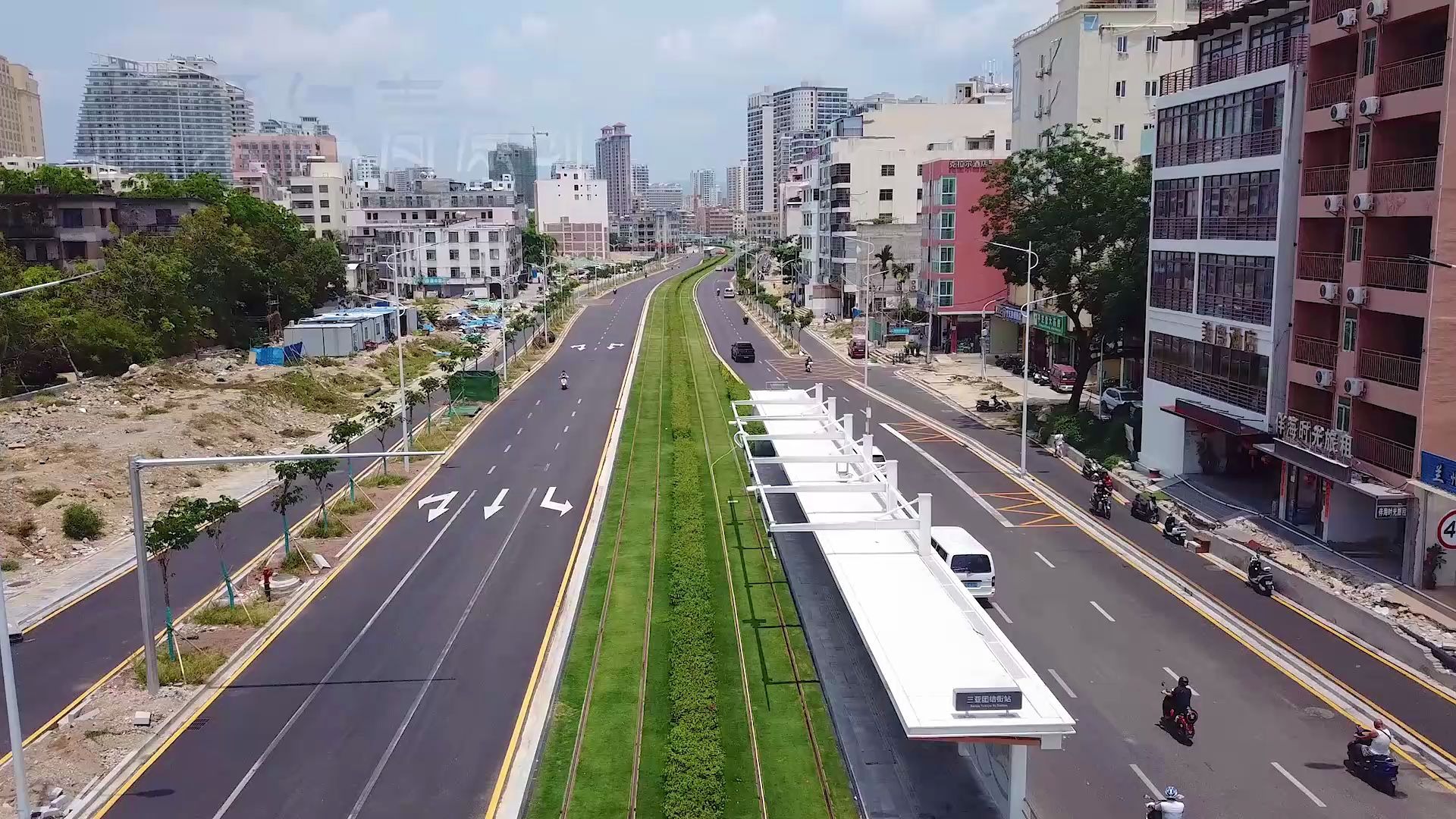 一个无人机视频·探秘三亚两项"马拉松"工程——胜利路改造与三亚"有