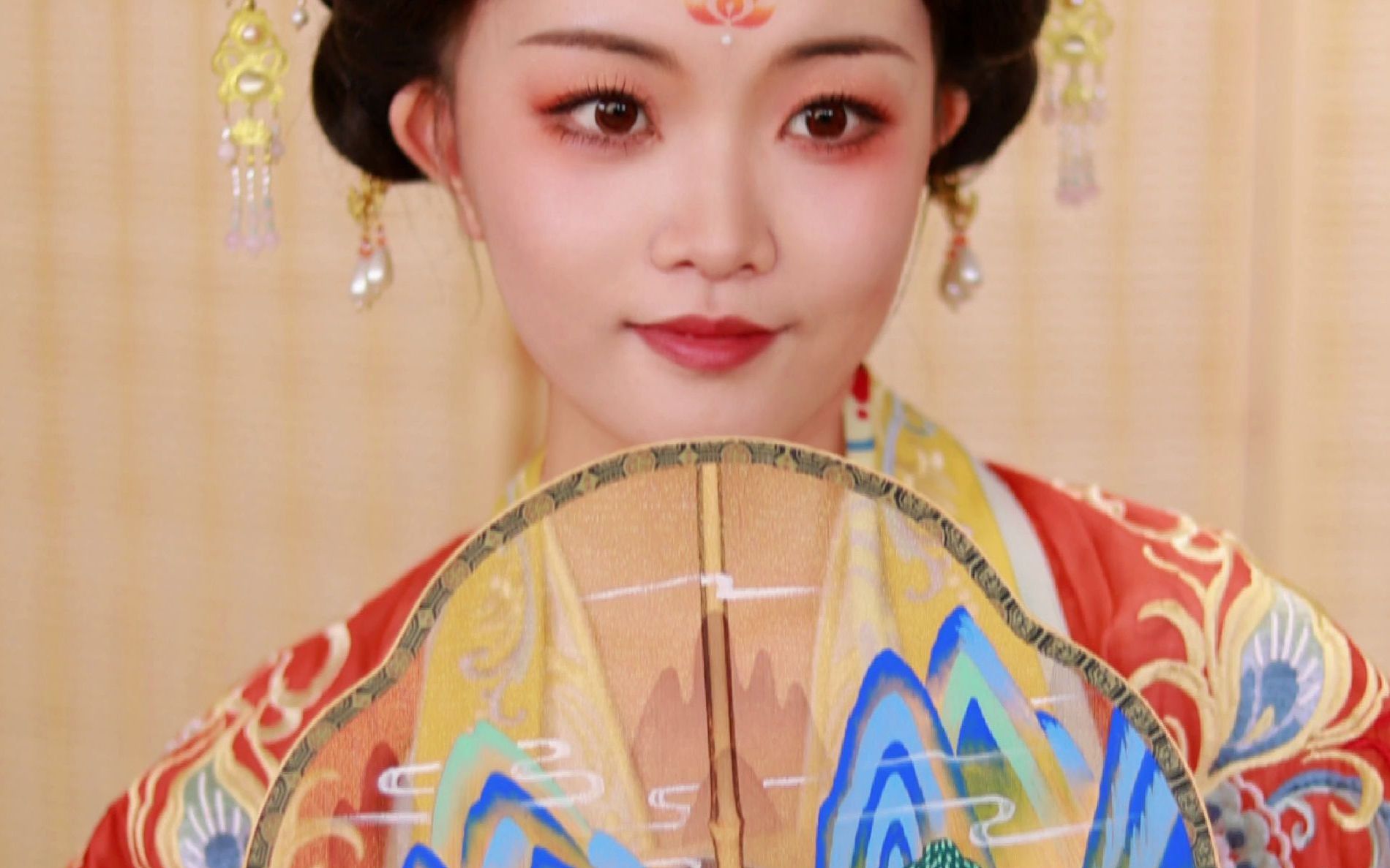 唐制汉服新娘发型教程