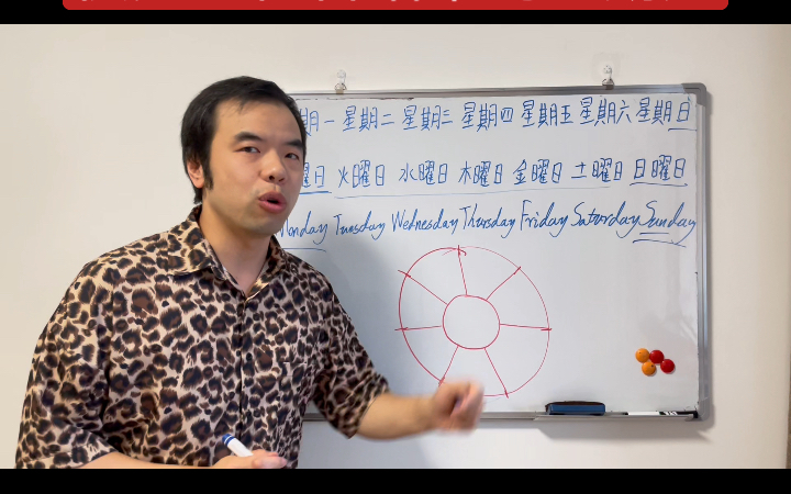 快速记忆日语中的星期几 何曜日曜日月曜日火曜日水曜日木曜日金曜日土曜日哔哩哔哩bilibili