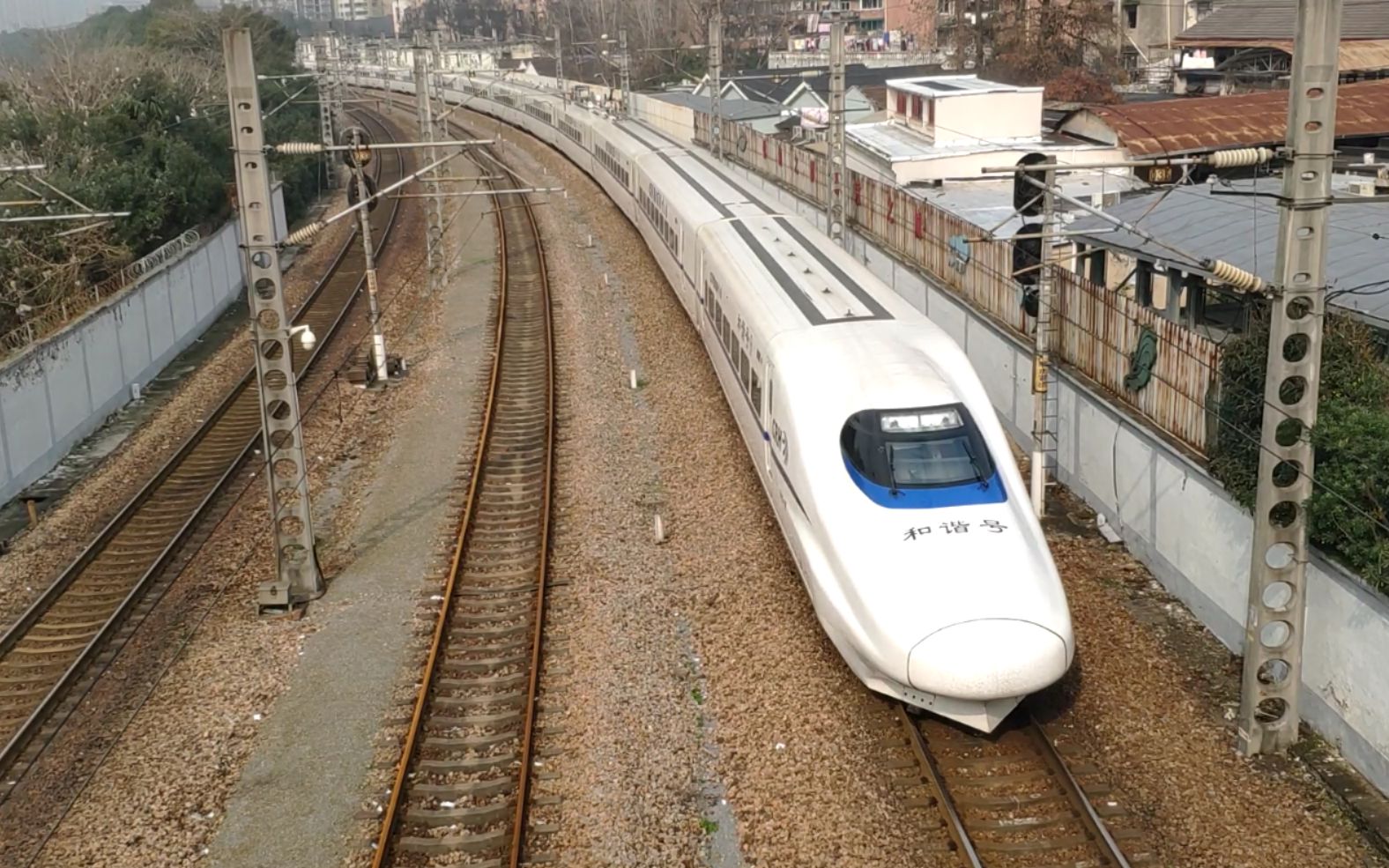 【中国铁路】d2187次 crh2b[沪昆绕行线][金衙庄天桥]【2019.2.24】