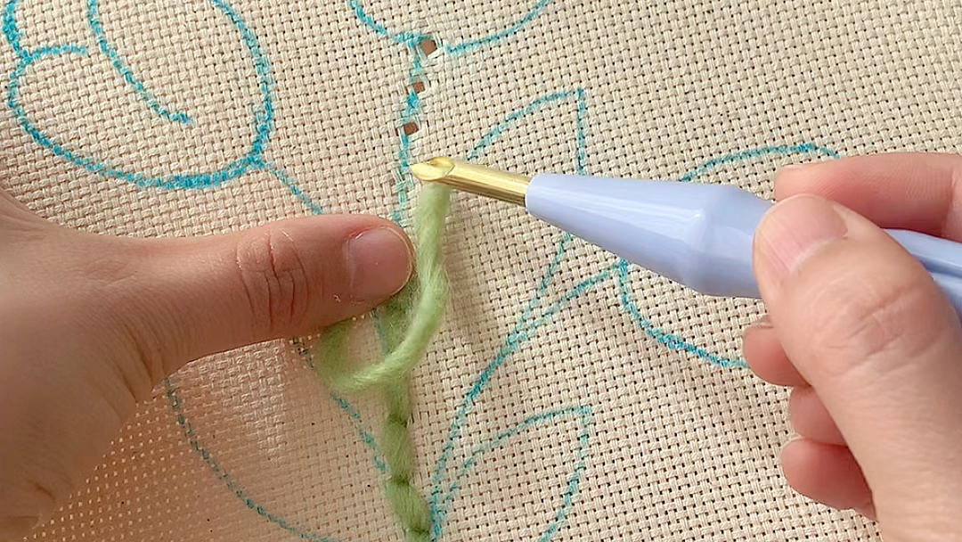 戳戳绣diy入门针法教程