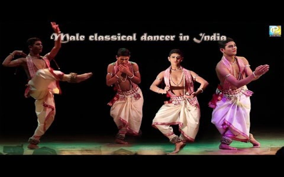 [图]【印度舞】风情妖娆男子系列-印度奥迪西古典舞-Odissi Dance