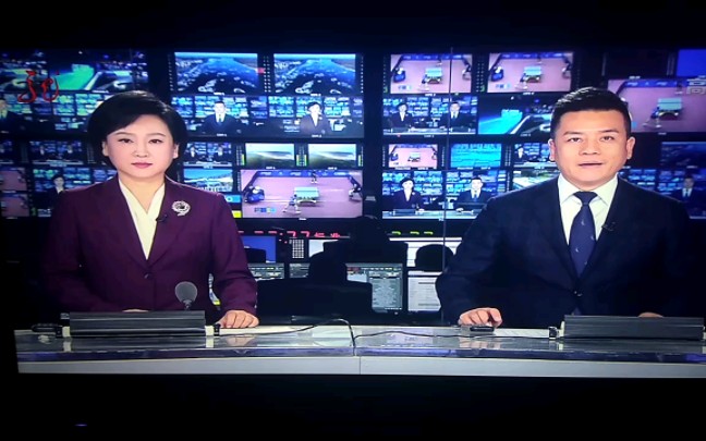 黑龙江牡丹江海林电视台转播黑龙江卫视《全省新闻联播》片尾