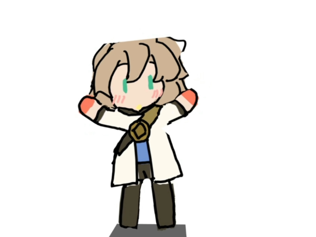 简笔阿贝多热舞46秒