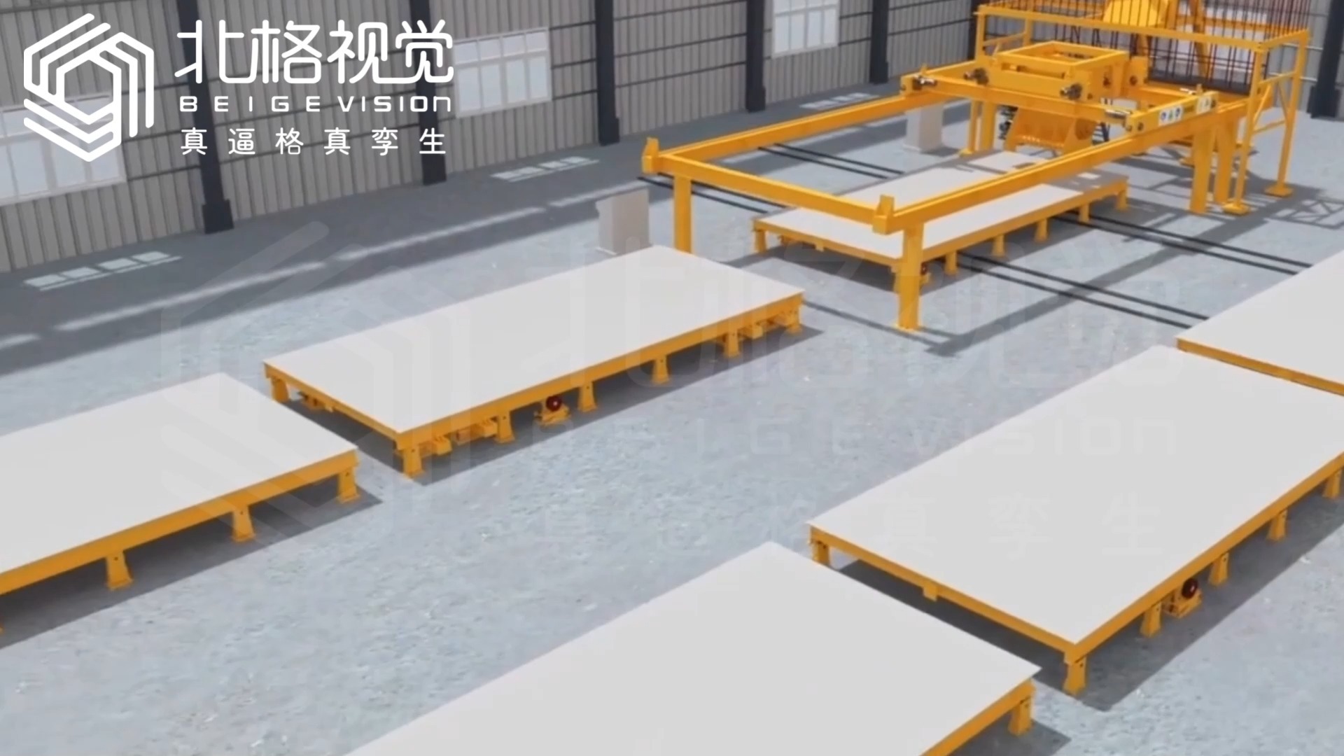 扬州pc构件生产线演示动画-泰州三维动画