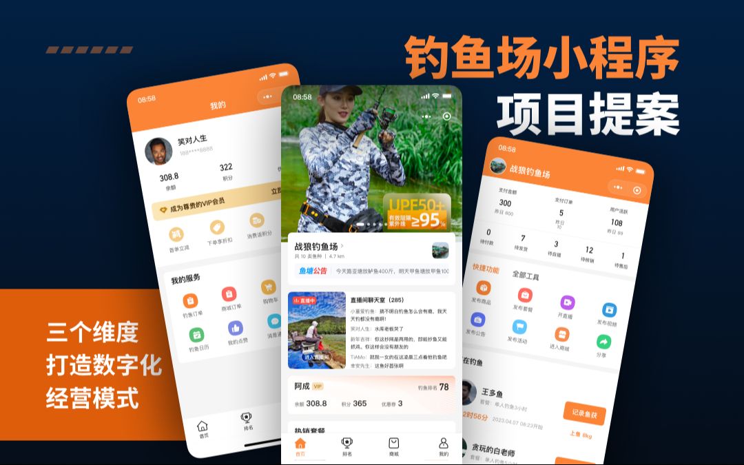 钓鱼场小程序项目提案,三个维度,打造数字化经营模式哔哩哔哩bilibili