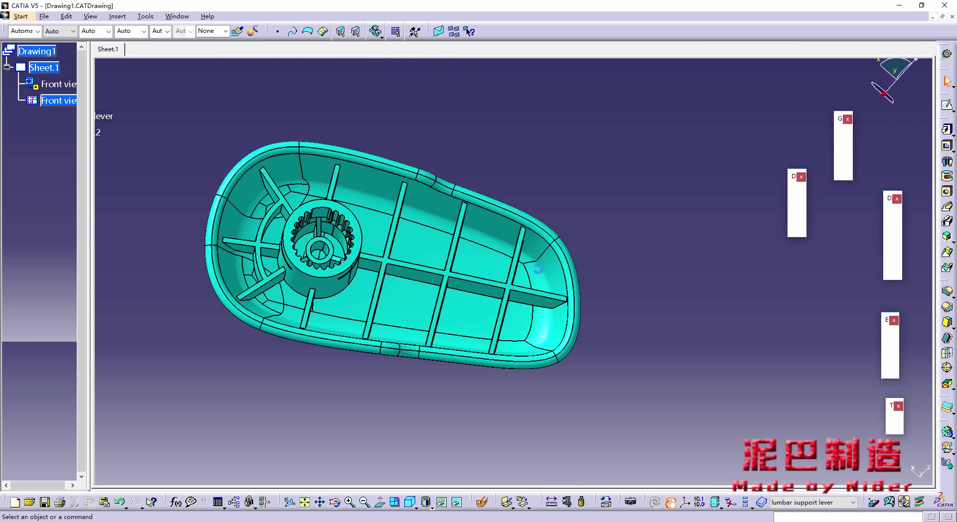 CATIA工程图属性关联哔哩哔哩bilibili