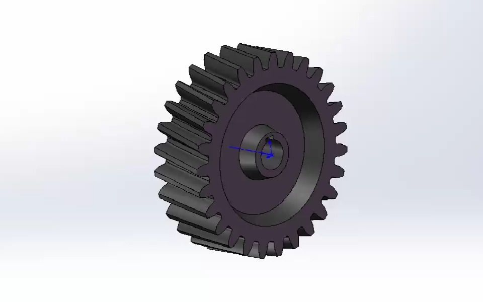 六分钟轻松掌握SolidWorks斜齿轮的绘制,简单又实用哔哩哔哩bilibili