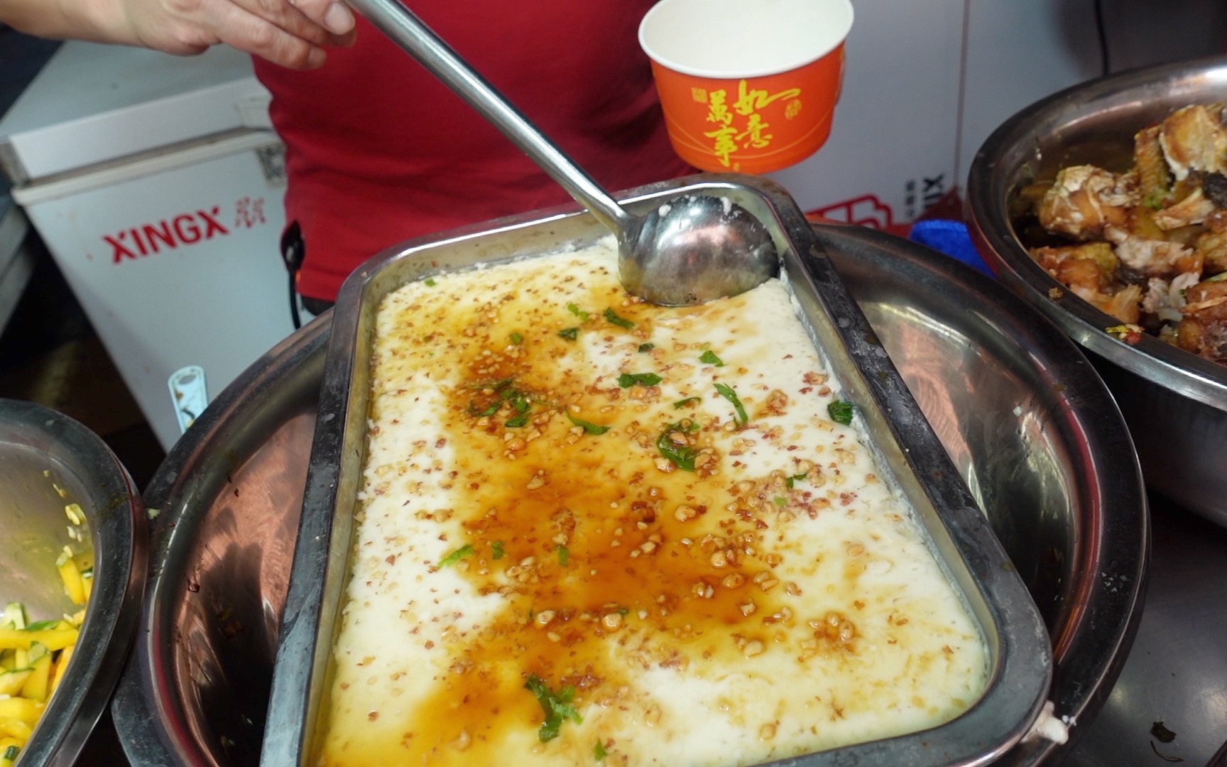 13元自助快餐15个菜随便吃,爹爹直言只要不浪费随便吃,汤汁泡饭太过瘾了_哔哩哔哩_bilibili