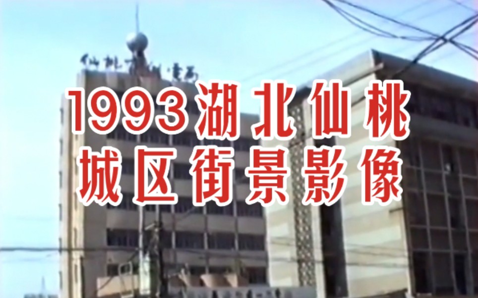 【时光记录】1993年 仙桃城区街景 90年代 九十年代湖北省仙桃市纪实景象珍贵旧影像哔哩哔哩bilibili