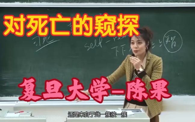 [图]【首发字幕】对死亡的窥探-陈果-复旦大学