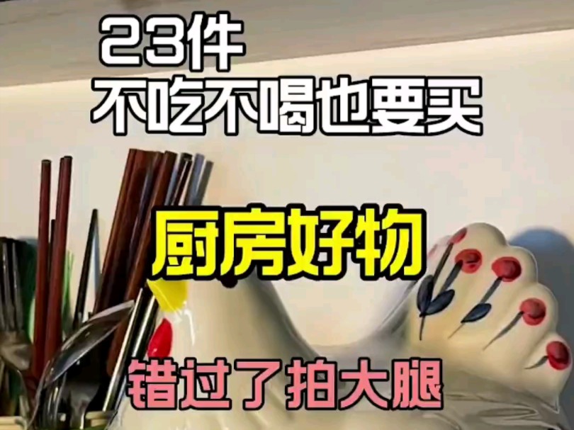 23件厨房好物,家里有厨房的都需要哔哩哔哩bilibili