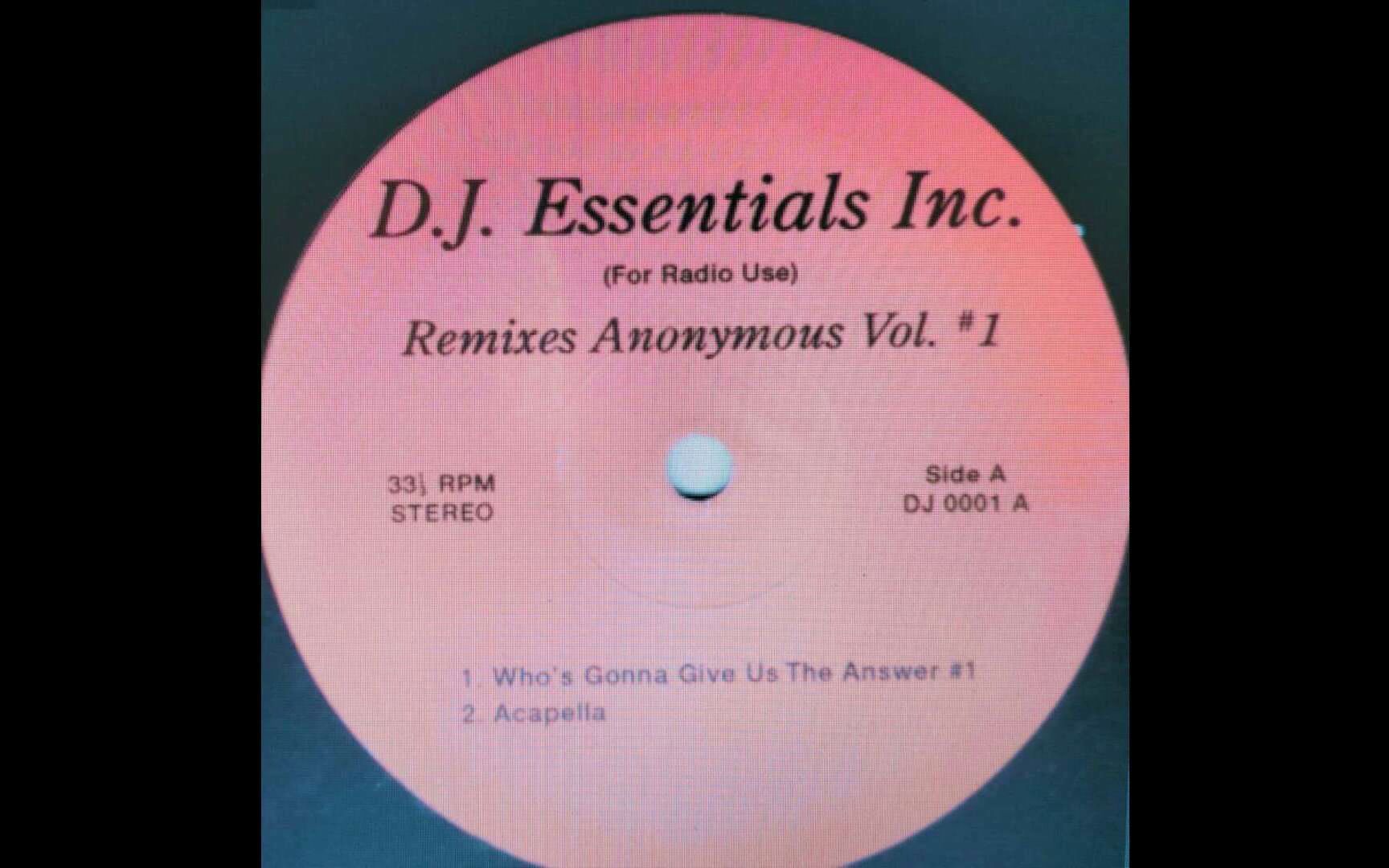 [图]D.J. Essentials Inc. - Whos Gonna Give Us The Answer (Magic Juan Mix)