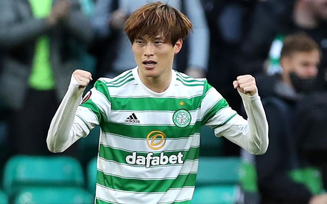 古桥亨梧打进欧联杯正赛首球!赛季13场9球!凯尔特人2-0费伦茨瓦罗斯