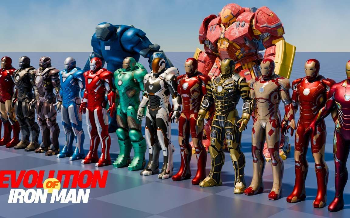 钢铁侠战甲进化全记录(从mark1到mark85)