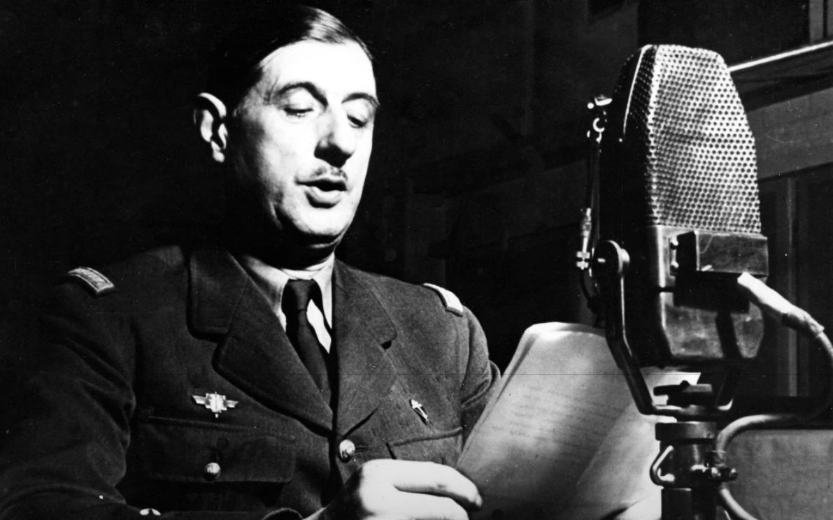 【历史上的今天】80年前戴高乐将军历史性的《六一八宣言》_哔哩哔哩_