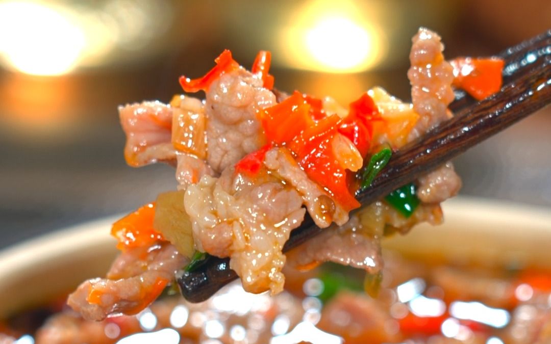 连汤汁都能炫三大碗的剁椒滑肉,妥妥的下饭神器-呆