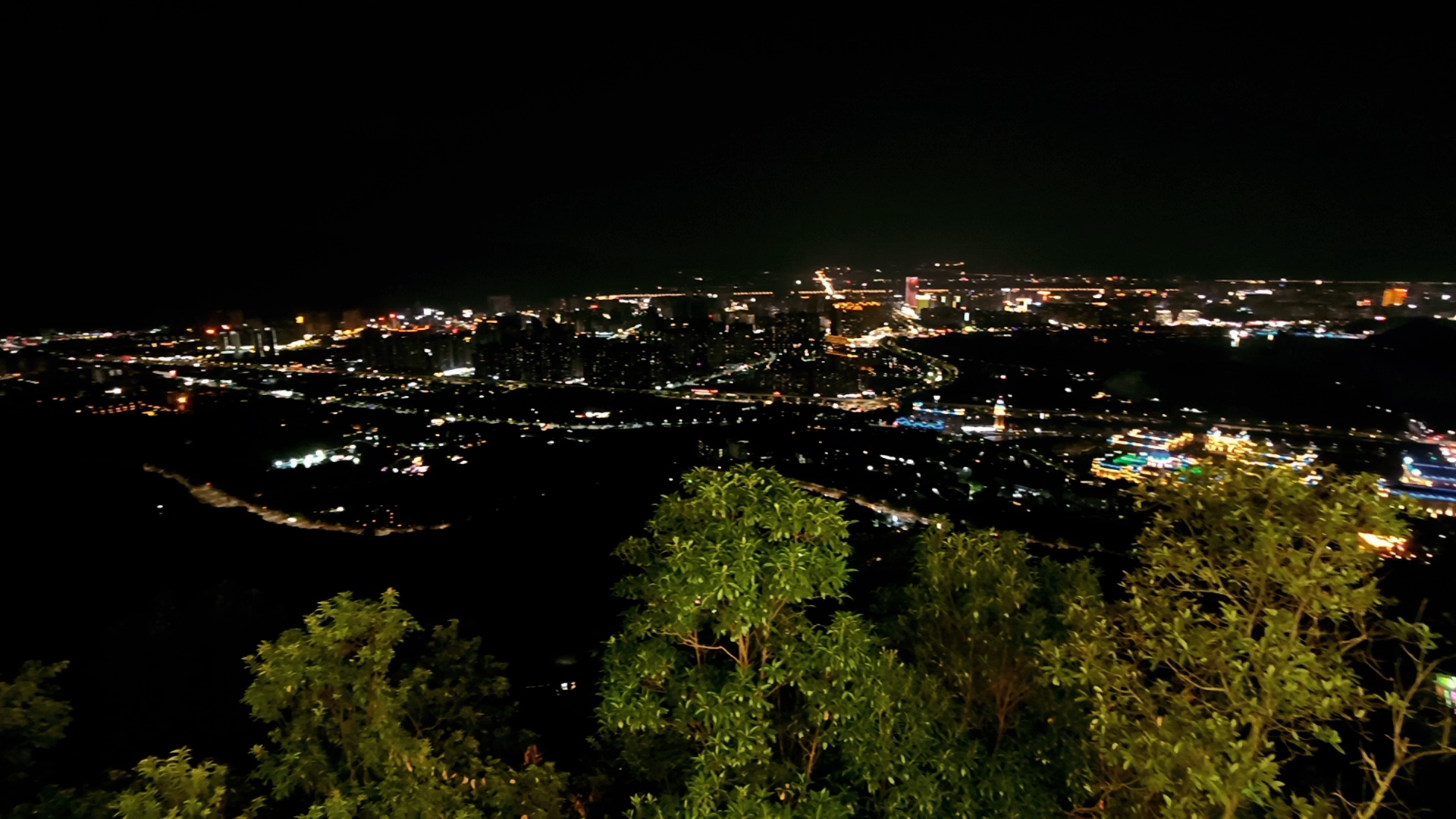 肇庆将军山夜景哔哩哔哩bilibili