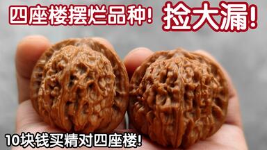 文玩核桃】金蟾蛤蟆头！最美核桃！230元值不值！能买到就是超值