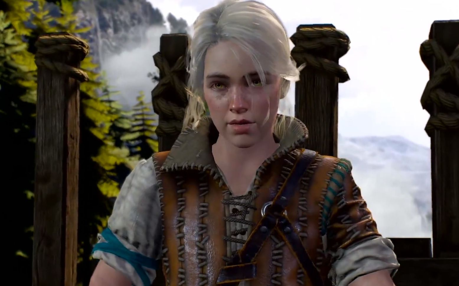 巫师3:这白发小姑娘难道是角色介绍中的白发大美女?