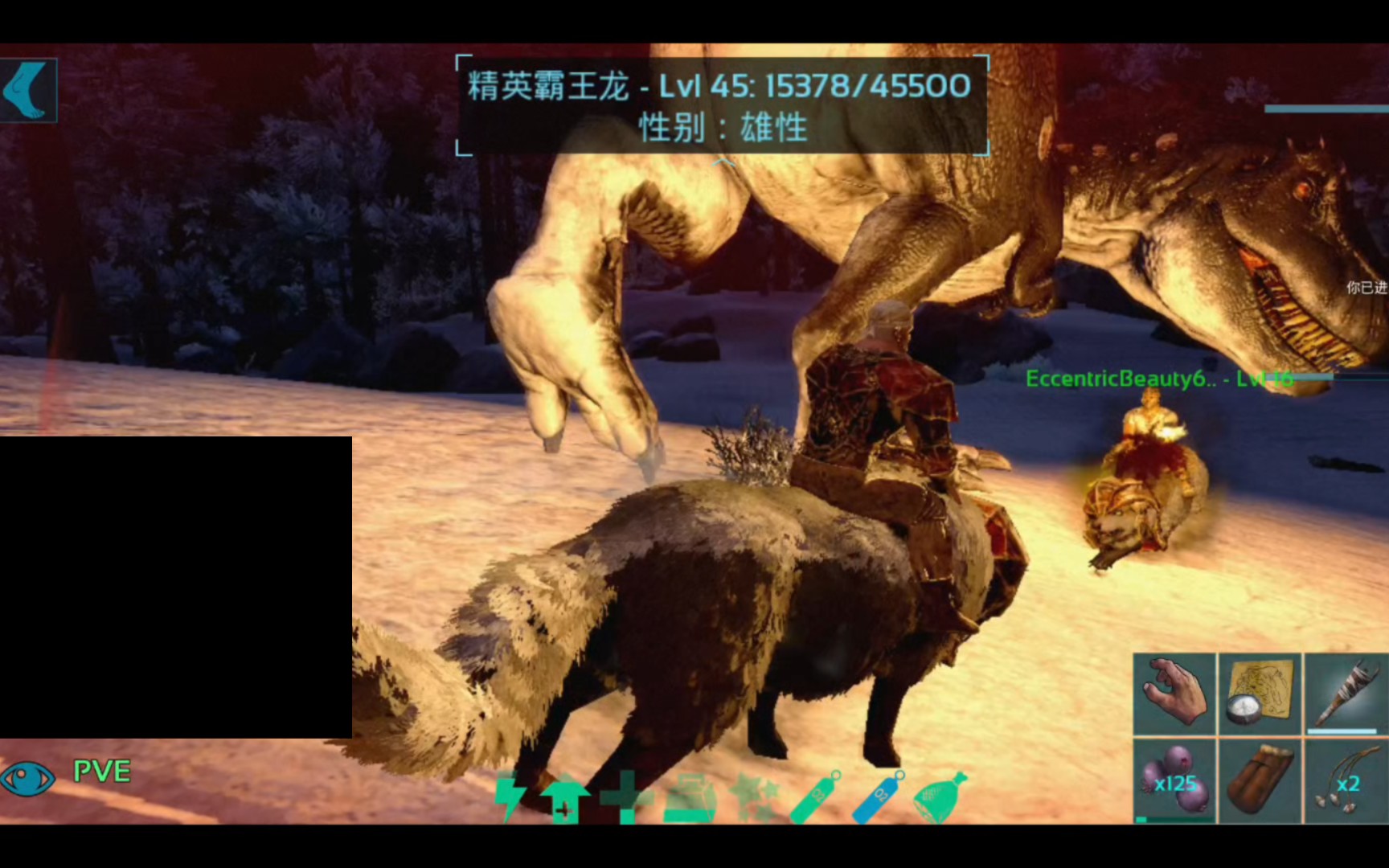 简简单单杀一只精英霸王龙!