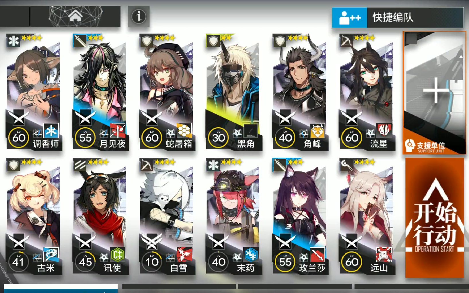 明日方舟无56星的510自己纪念用