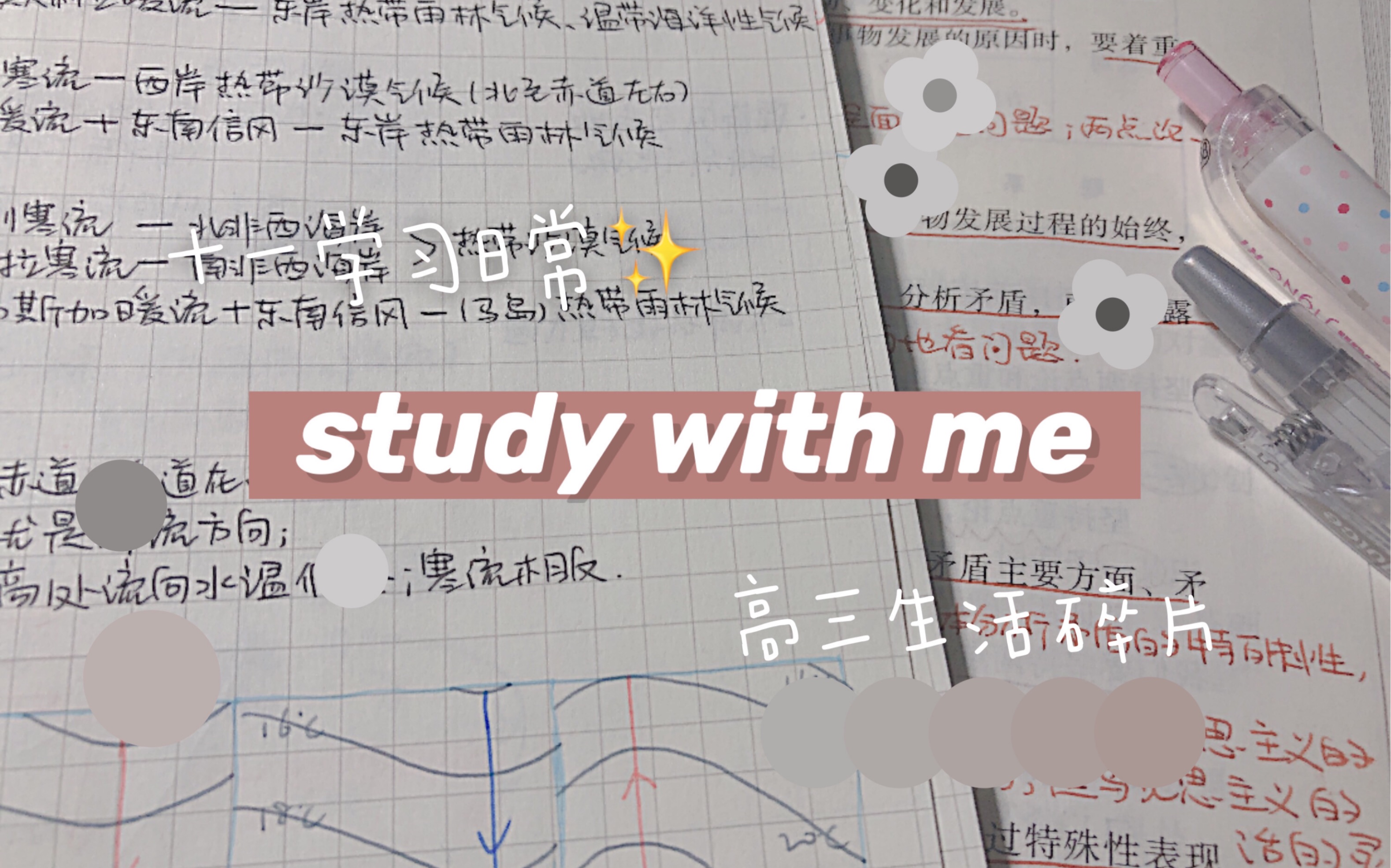 [图]study with me｜高三学习日常｜十一假期学习碎片｜“步伐虽小，也要一步步向前走”