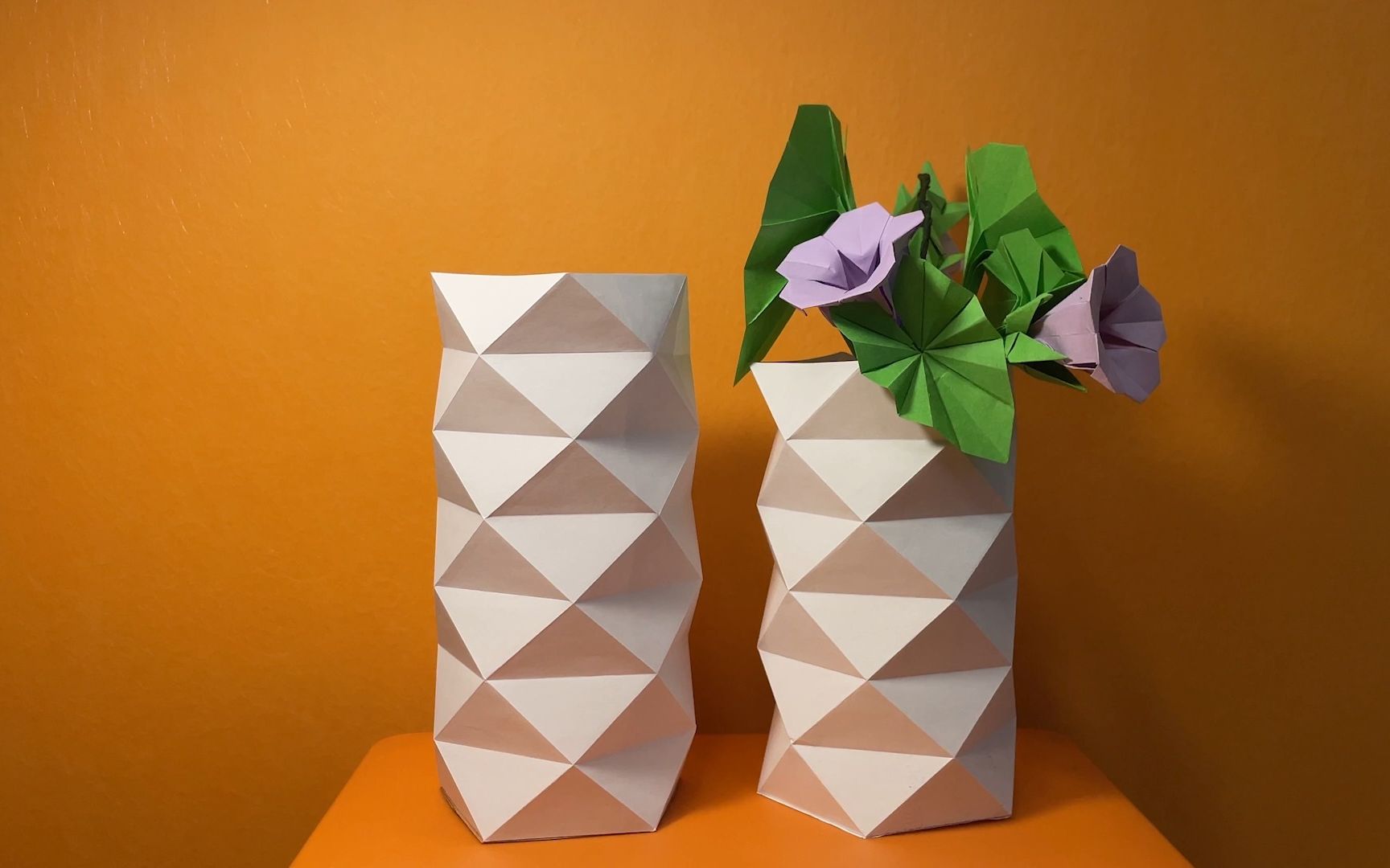 花瓶折法图片