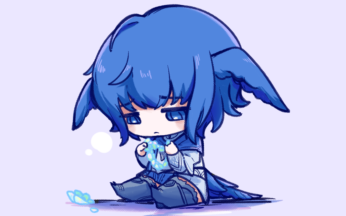 【绘画过程】ff14-梅蒂恩_哔哩哔哩_bilibili