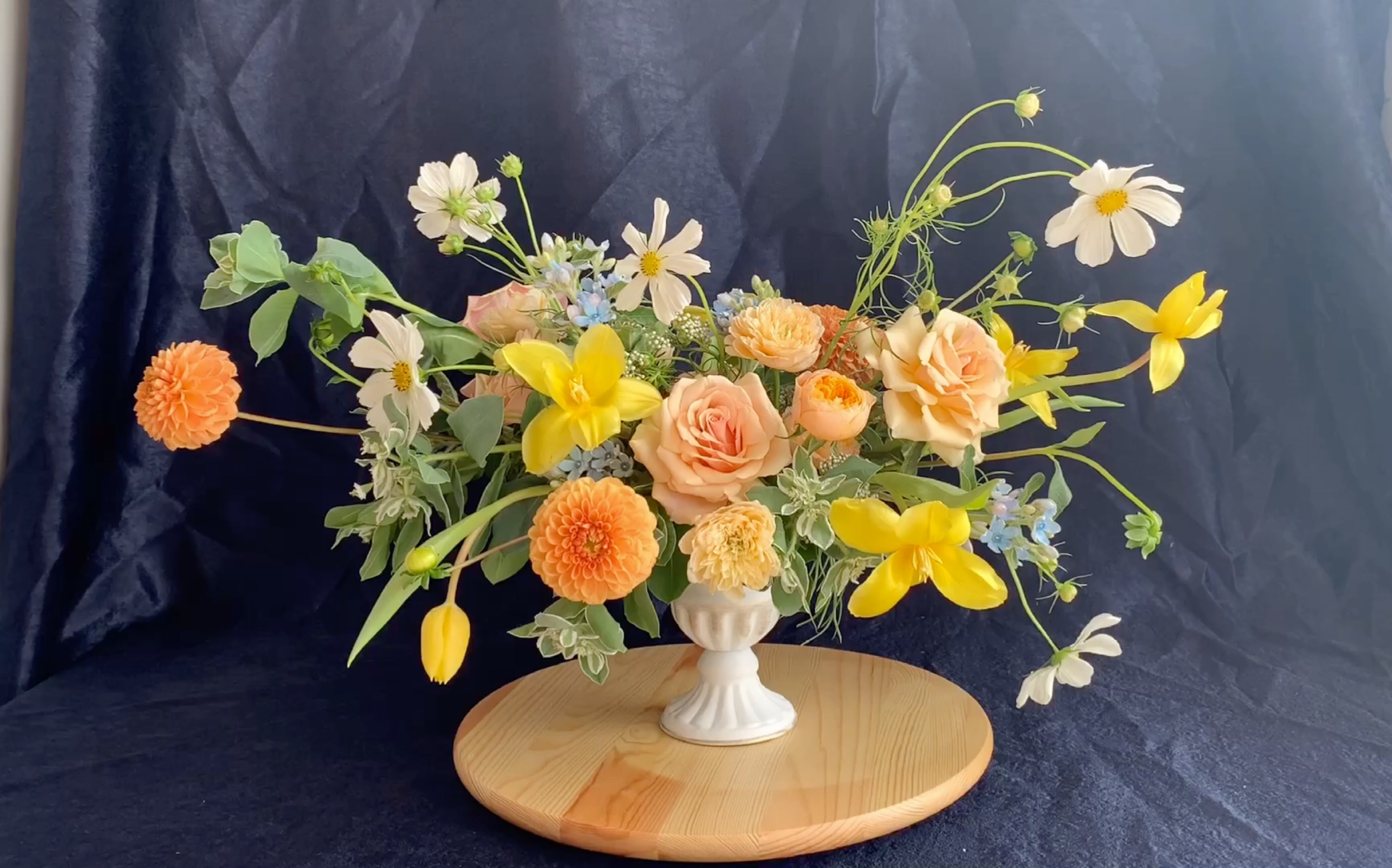 法式餐桌花-插花全教程