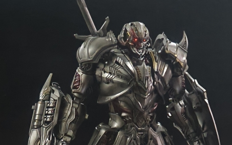 ut威震天,客户定制30涂装完工.换了个头雕.记录一下.