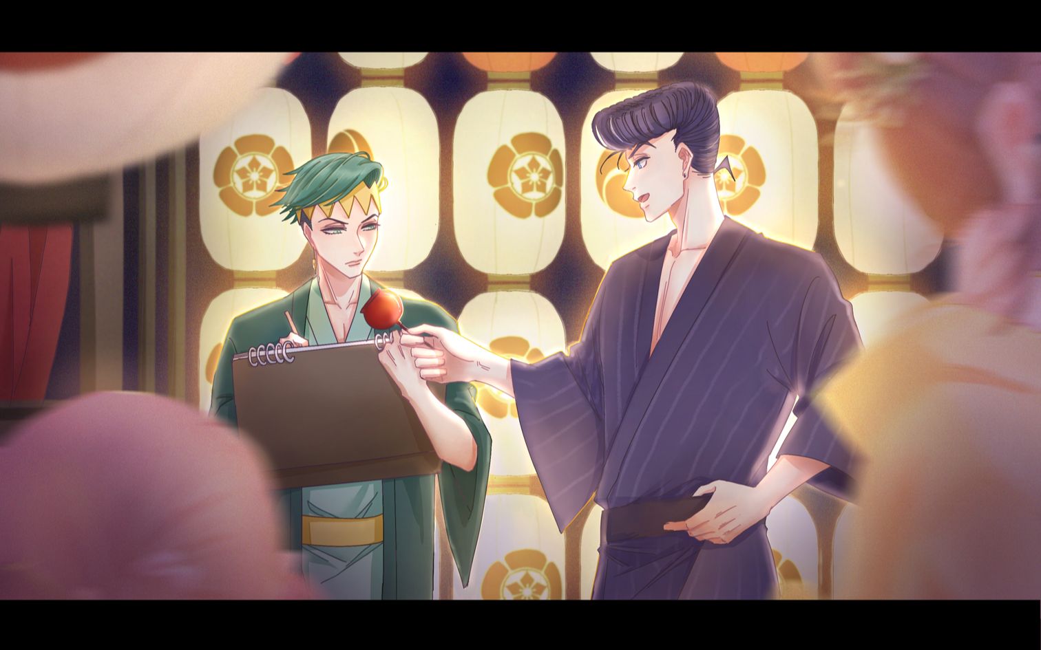 绘画过程标题好难想总之是夏日祭的仗露