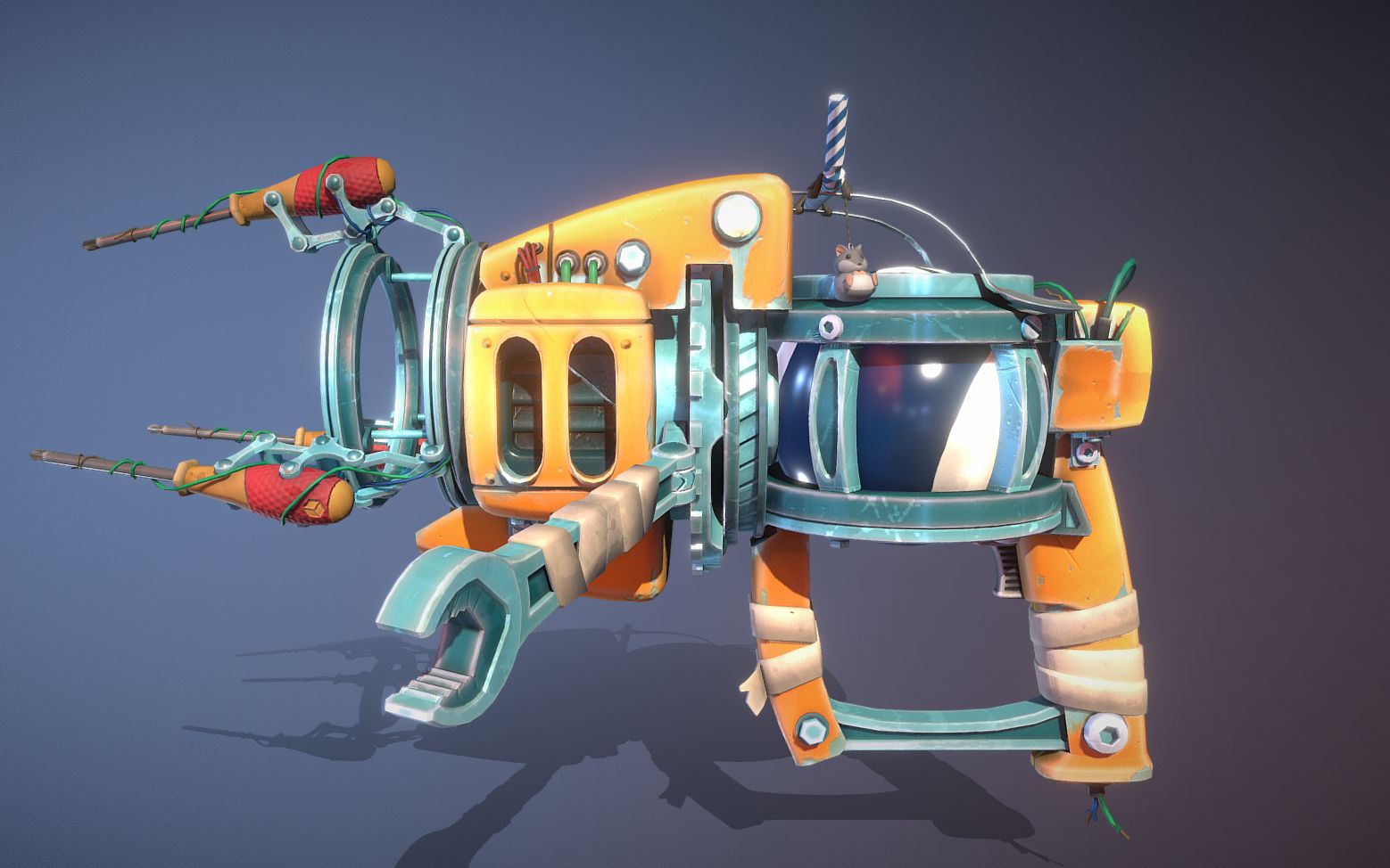 【maya建模】次时代场景道具模型制作教程讲解_哔哩哔哩_bilibili