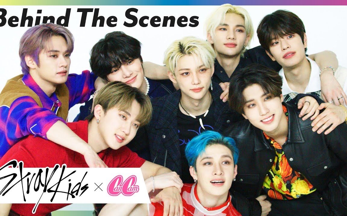 【Stray Kids】CanCam杂志拍摄花絮✨Behind The Scenes CanCam Photoshoot哔哩哔哩bilibili