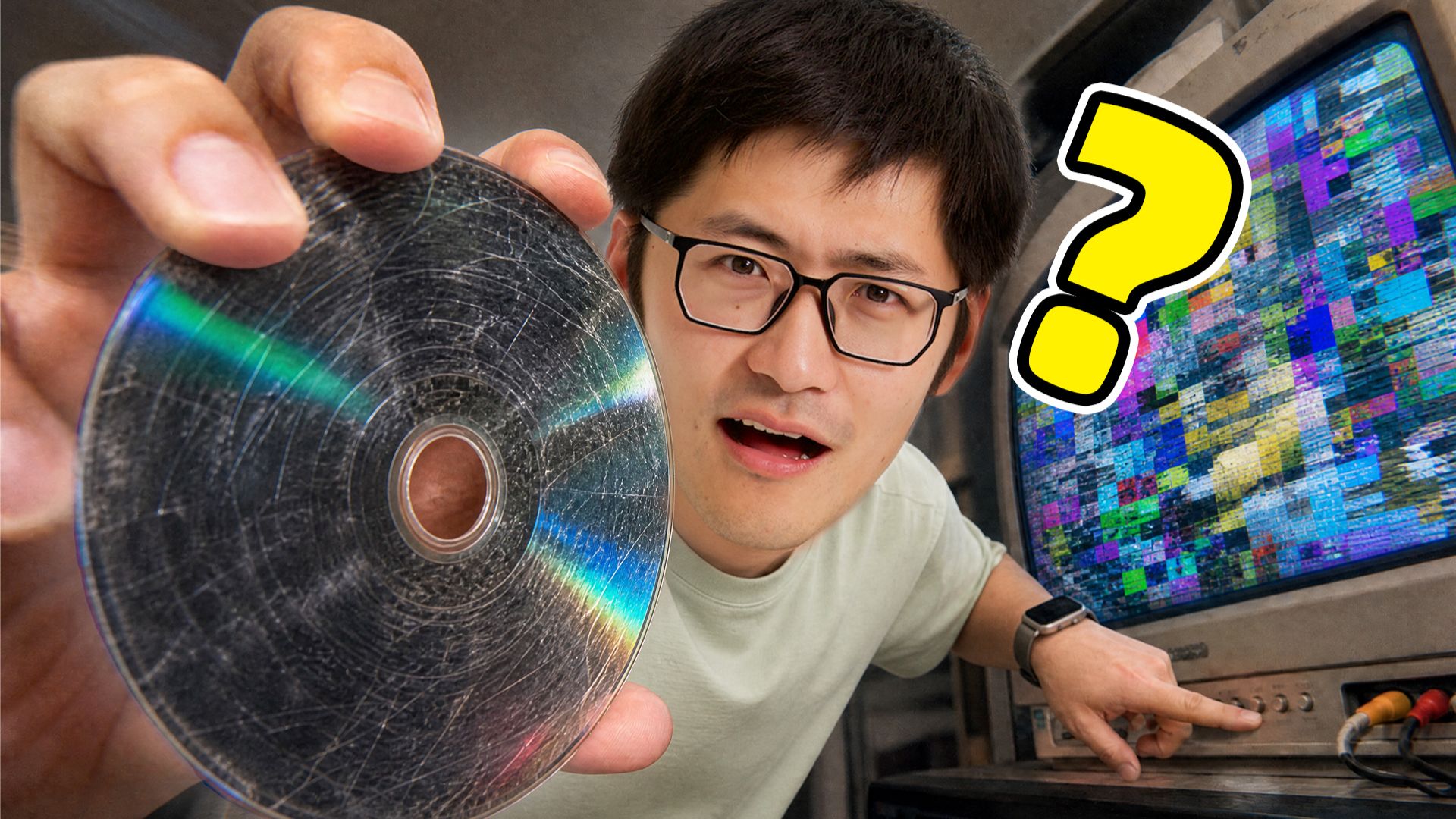 家里的旧光盘，为什么播不出来了？