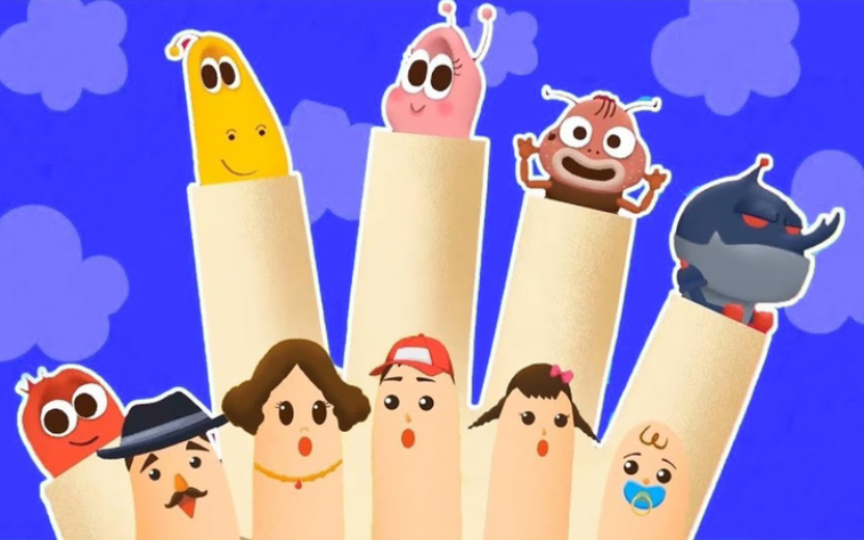 爆笑的虫子 手指儿歌 finger family song