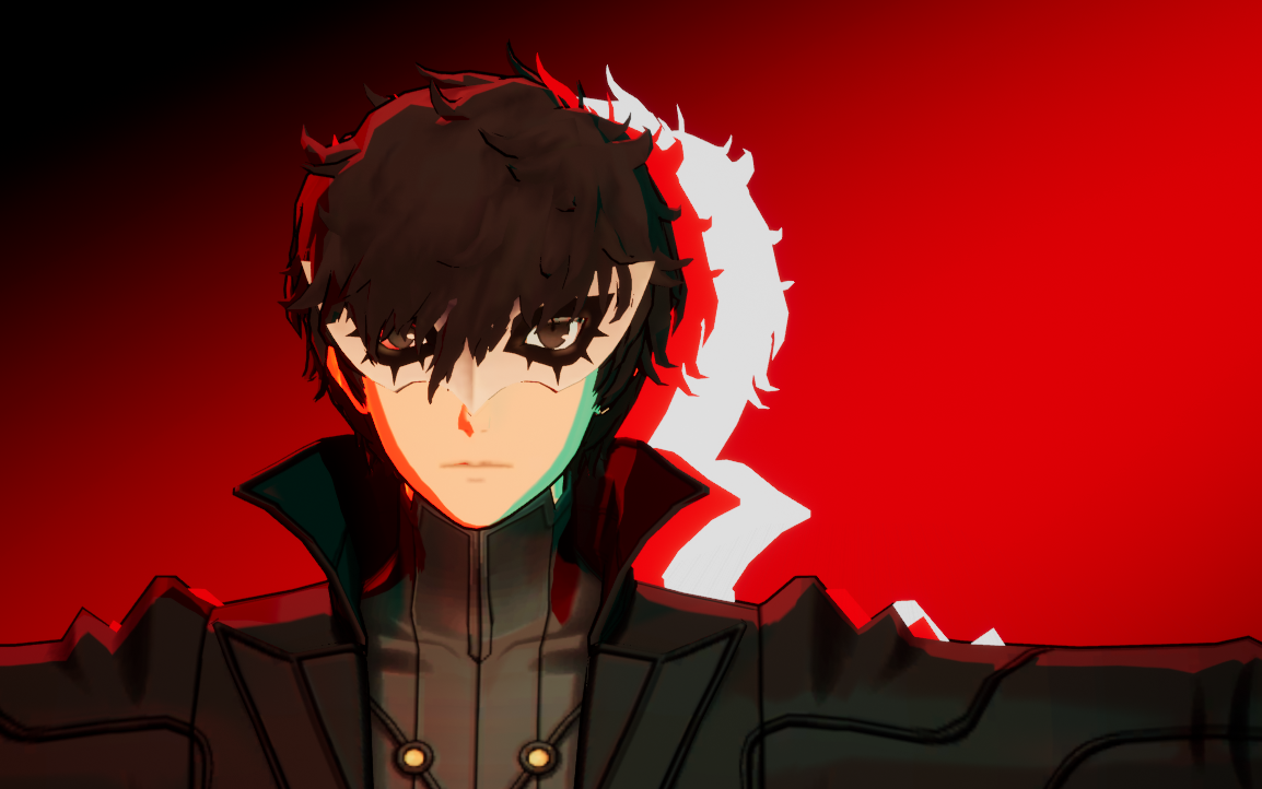 【ue4】【二次元】【渲染】女神异闻录5 p5 joker npr渲染效果测试3