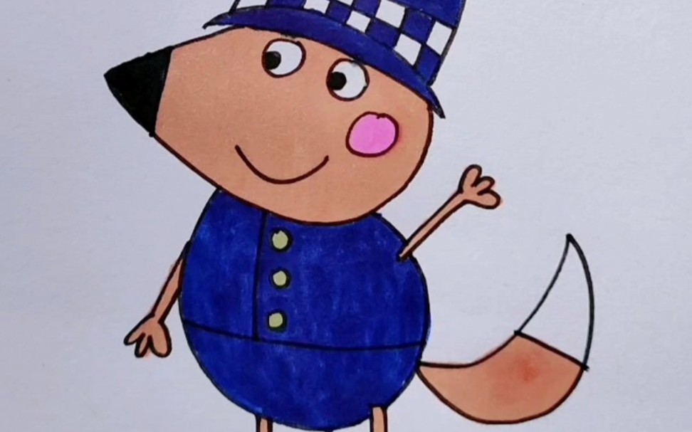 狐狸弗雷迪长大以后要当一名警察