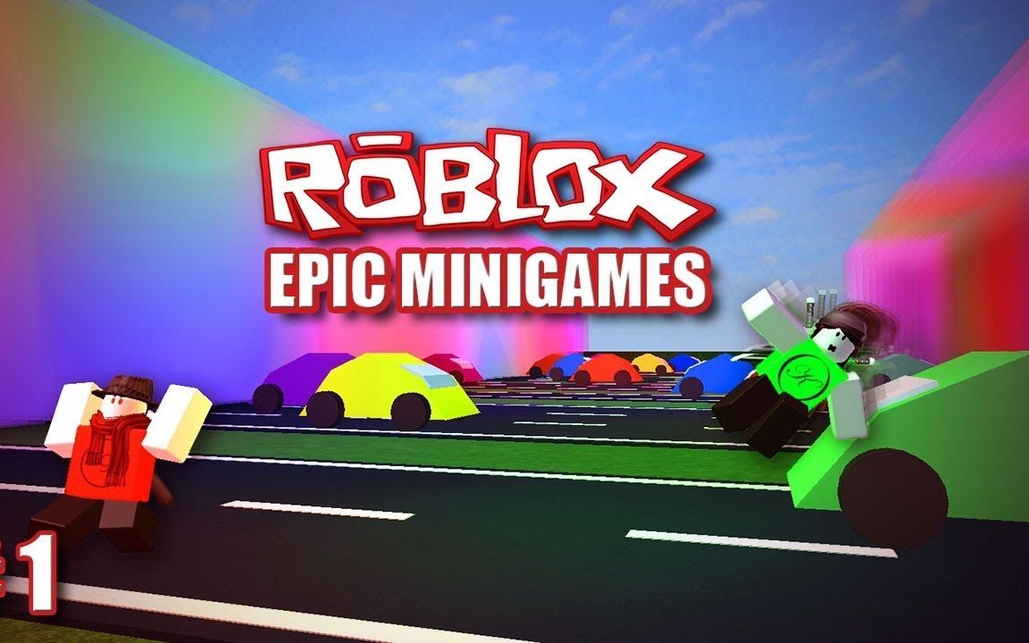 roblox虚拟世界:史诗迷你小游戏!过马路我是认真的_哔哩哔哩 (゜-゜)