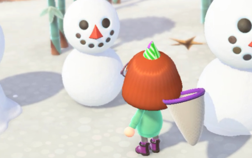 【动森】堆雪人!完美