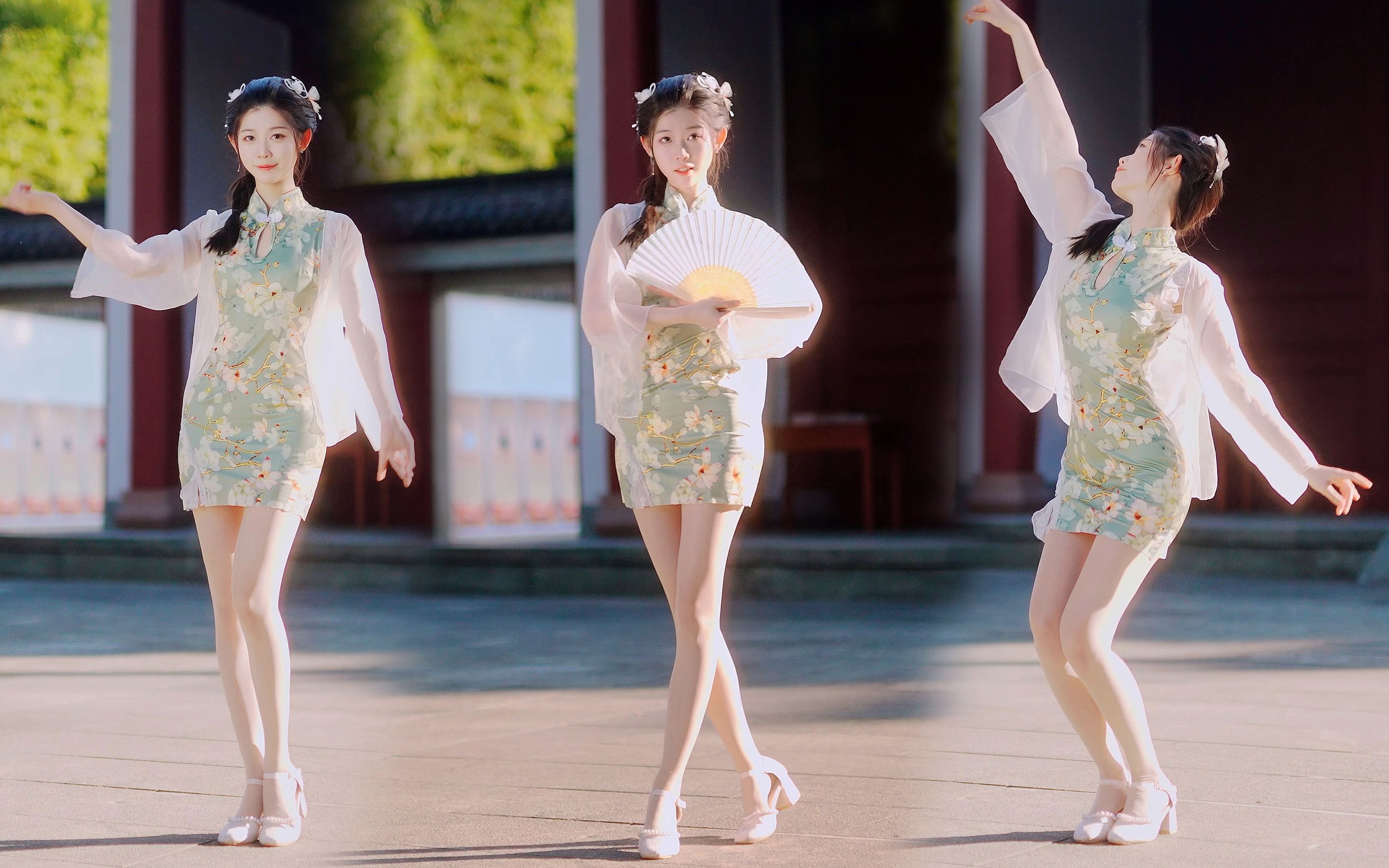 旗袍少女韵味满满~带一个国风姐姐回家过年!