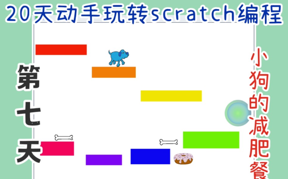 [图]20天动手玩转scratch编程-狗狗的减肥餐(下)