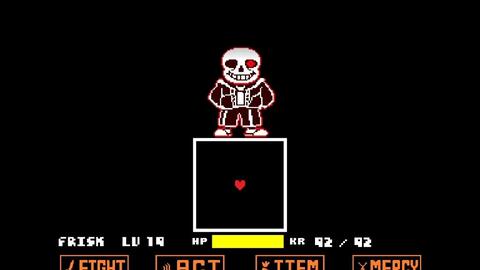 UnderTale Sans Fight Hard Mode]Harry的困难sans完整版通过!_哔哩哔哩bilibili