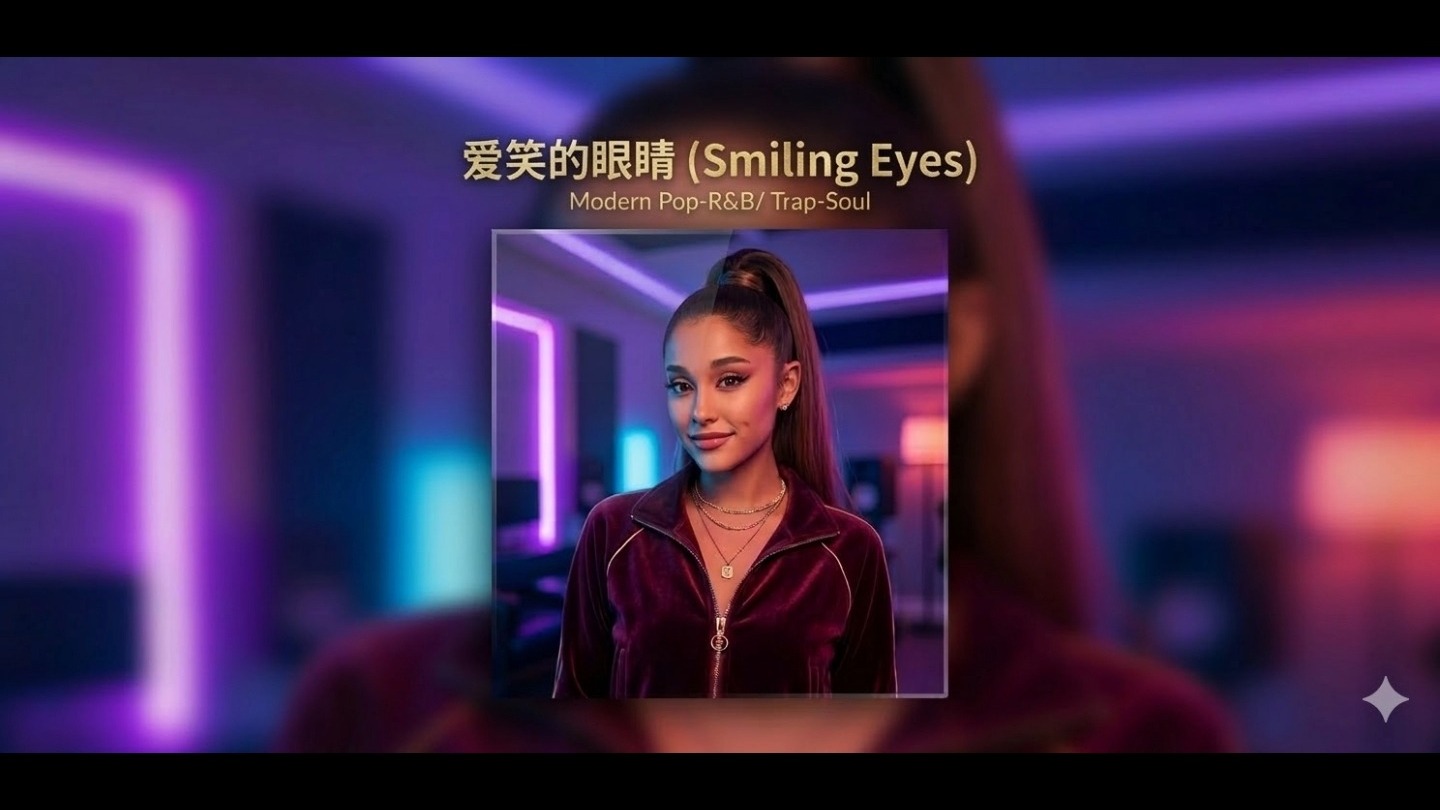 [Suno V5]爱笑的眼睛 Pop R&B Cover(原唱：林俊杰) A妹风格