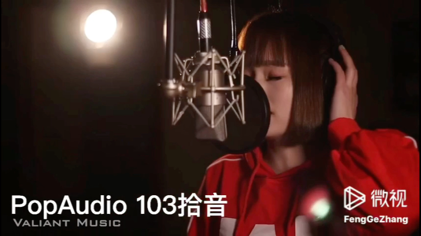 [图]PopAudio 103 复刻纽曼TLM103经典麦克风 演唱者 幺妹姊^_^