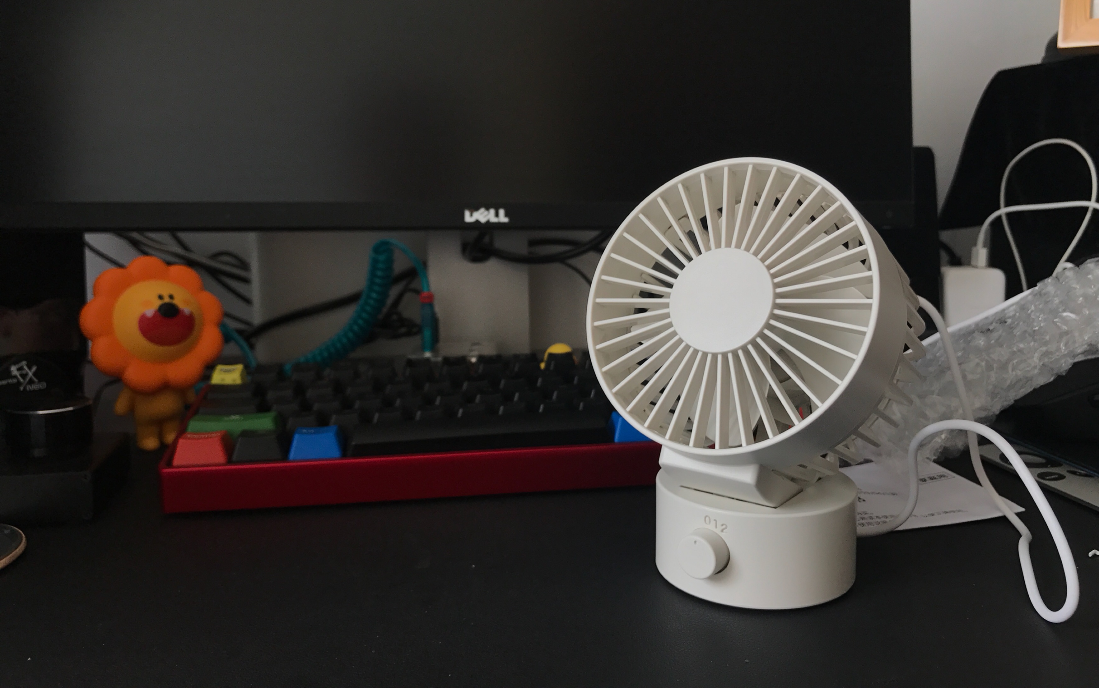 清凉一夏,muji无印良品usb桌面风扇开箱