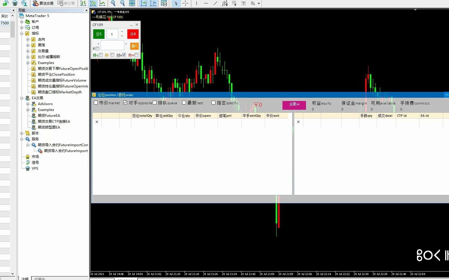 MT5国内期货交易期货平仓哔哩哔哩bilibili