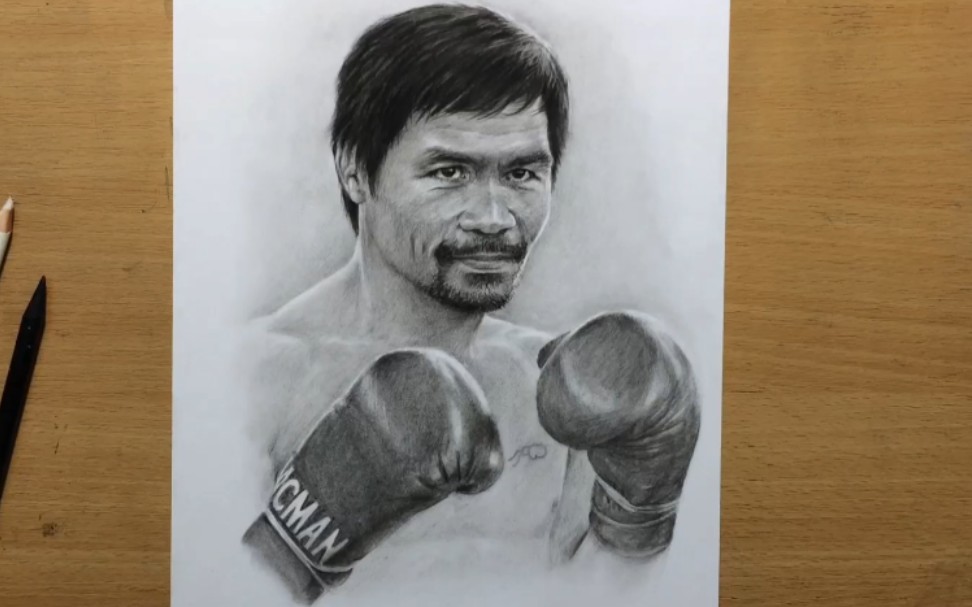 素描】miroslav sunjkic the pencil maestro教你用炭笔绘画逼真拳击