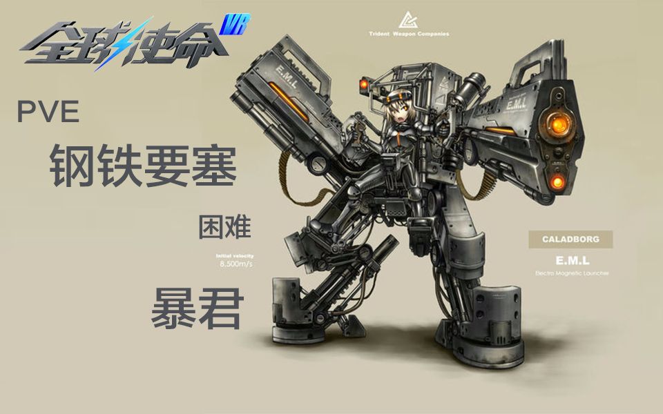 【皓月之痕】 全球使命> pve 钢铁要塞 (只能选择困难或噩梦)第一次玩