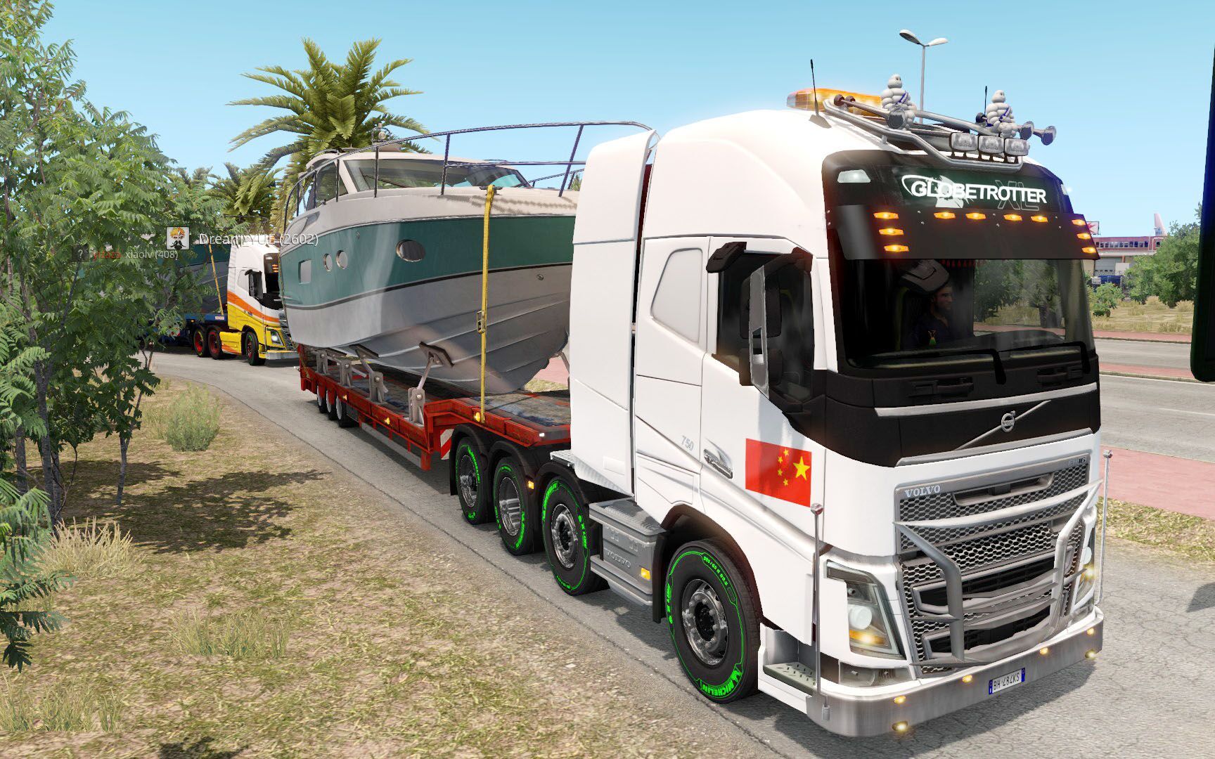 【乐美解说】 欧洲卡车模拟2 意大利开卡车运送女王号游轮 港口货场